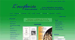 Desktop Screenshot of eurythmiste.com